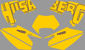 Husaberg Bold Outline graphics