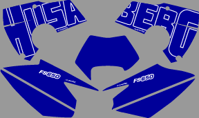 Husaberg Bold Outline graphics