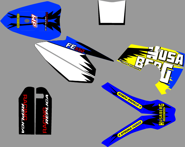 Husaberg Stock 08 graphics