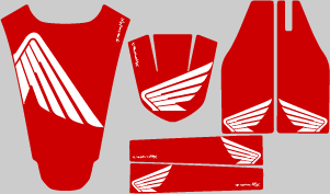 CRF450 wing graphics