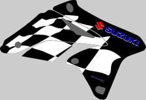 RMZ 250 450 Checkered Flag graphics