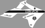 Suzuki RMZ Throwback shroud graphics